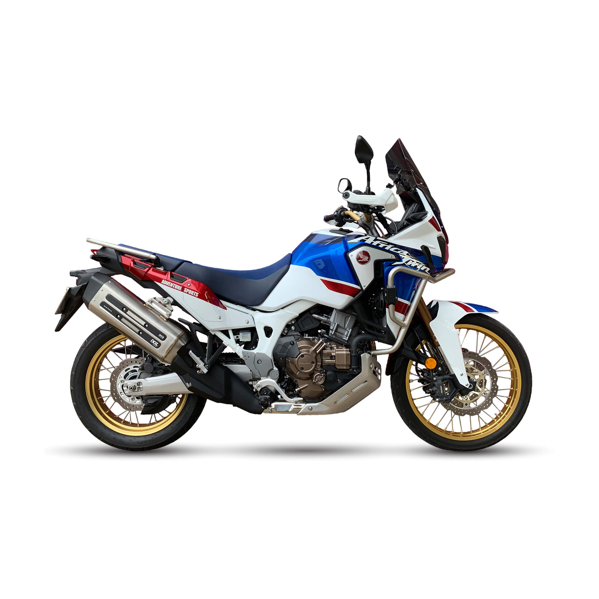 IXIL MXT Endtopf Honda CRF 1100 L Africa Twin, Edelstahl silber, E-geprüft, Euro4