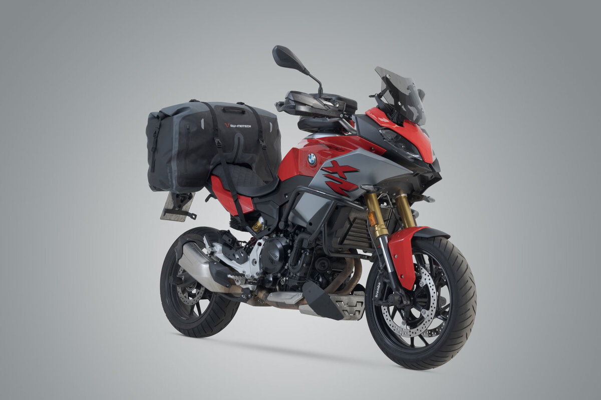SW-Motech Drybag 700 Hecktasche für Honda VFR 800 X Crossrunner, grau / schwarz