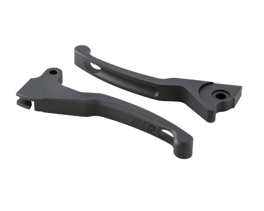 Sporthebel Set Bremse Shorty für Vespa LX /​LXV /​S /​Primavera /​Sprint 50-150ccm, schwarz matt