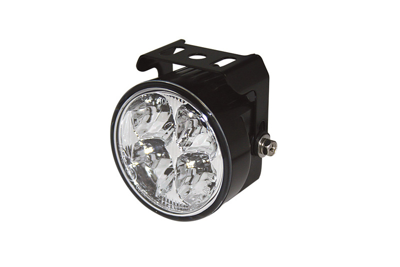 HIGHSIDER pro LED Tagfahrlicht Schwarz Rund (1Stck)