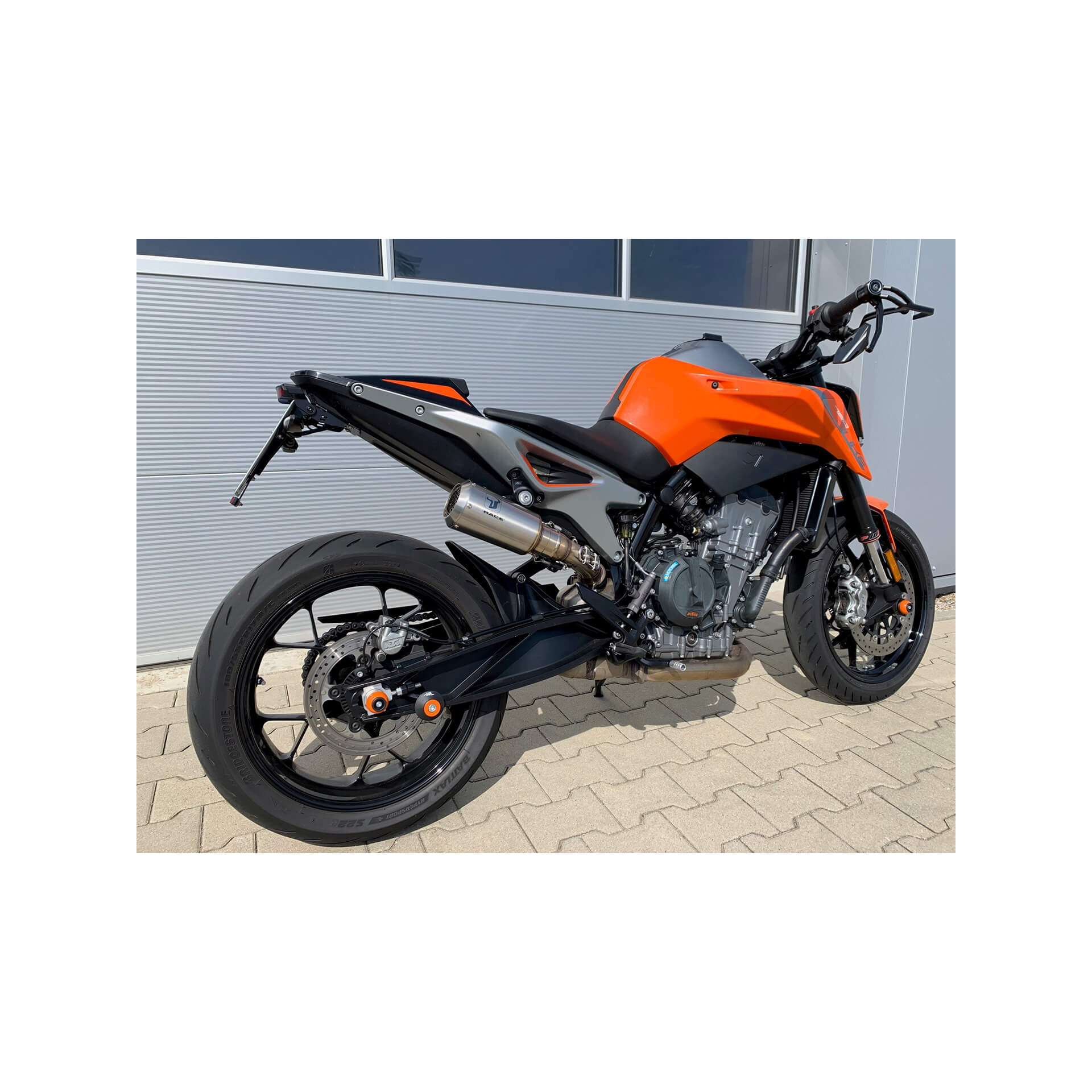 IXRACE MK2 Endtopf KTM 790 /890 Duke, Edelstahl, E-geprüft, Euro4+5