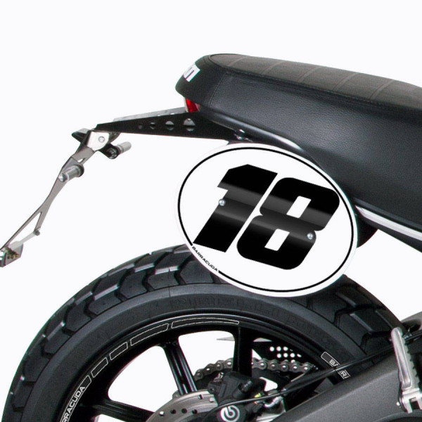 Nummerntafel für Ducati Scrambler (14-21) - Barracuda
