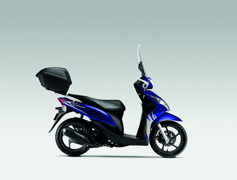 Original Honda Vision50/ Vision110 Aufklebersatz "Safari" weiß