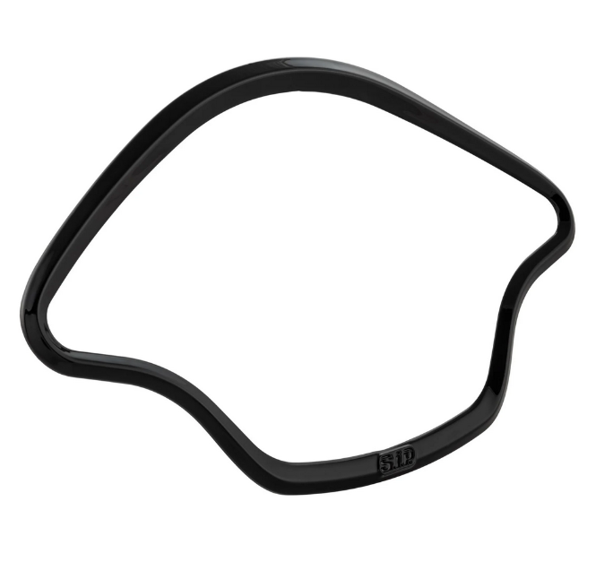 Zierring Tachometer für Vespa Primavera/​Sprint/Elettrica 50-150ccm 2T/​4T AC, schwarz glänzend