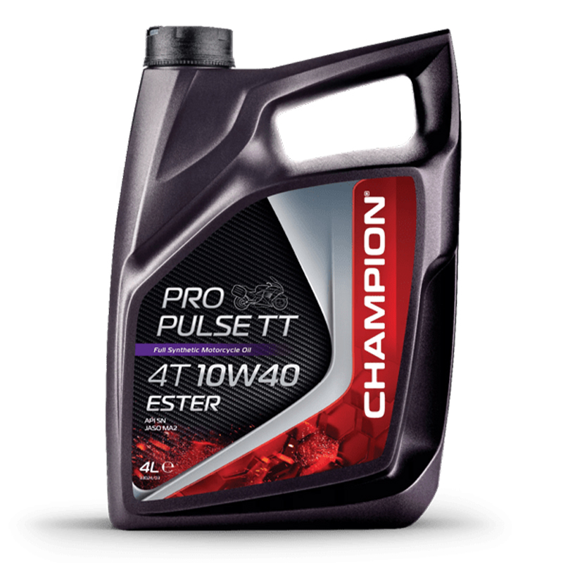 CHAMPION®  Pro Pulse TT 4T 10W-40 Ester Motoröl - 4 Liter