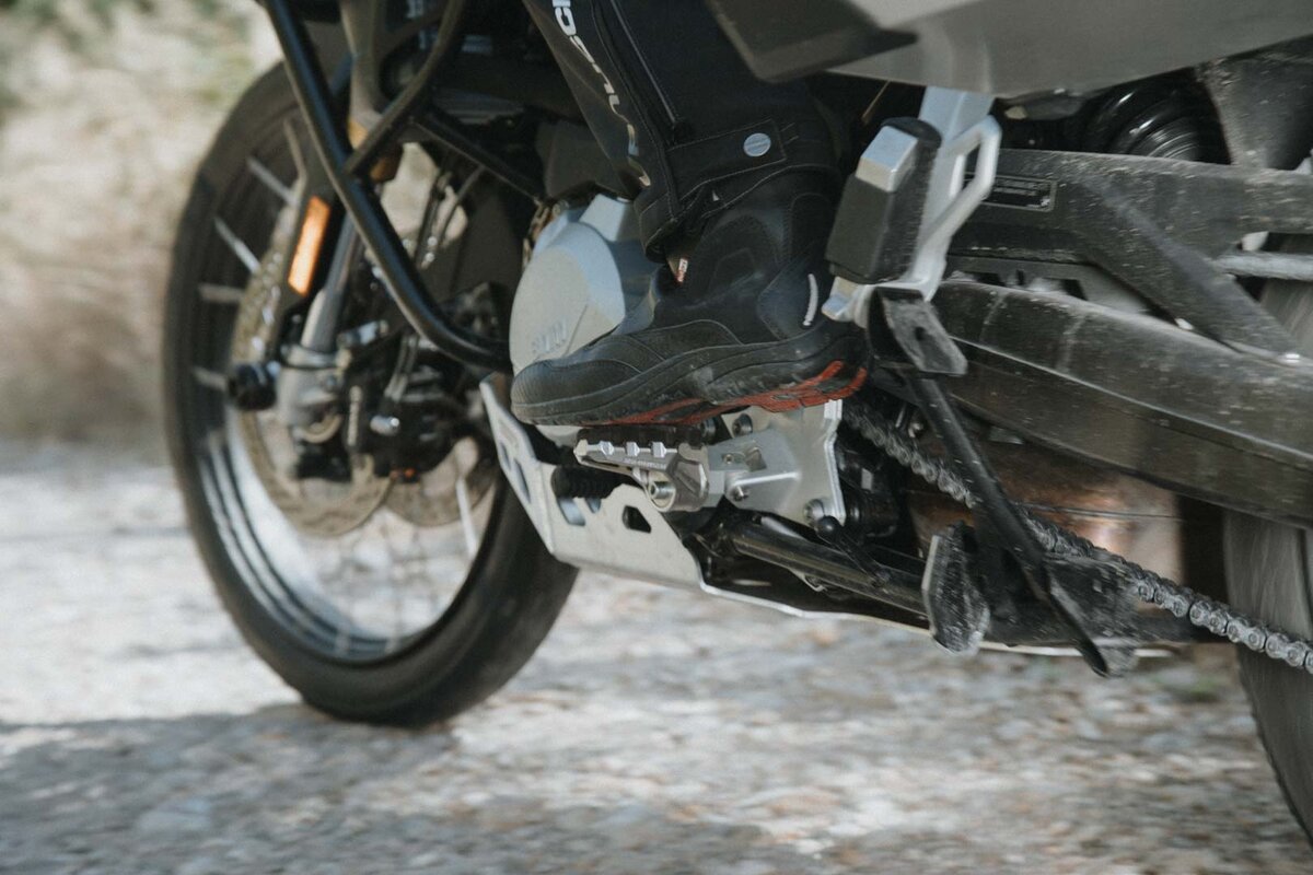 SW-Motech Verstellbare Fußrasten EVO, Edelstahl, für BMW F 800 GT