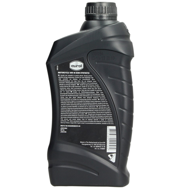 Eurol Motoröl 4-Takt, 1 l, SAE 10W-40, Eurol Motorcycle, teilsynthetisch