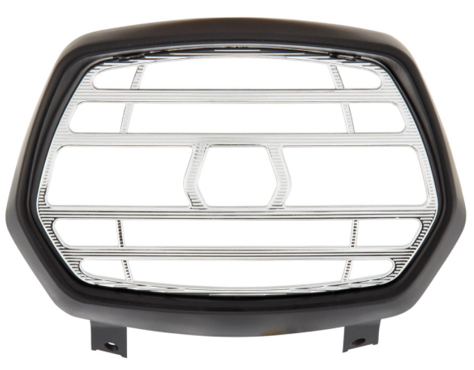 Lampengitter schwarz matt für Vespa Sprint 50-150ccm 2T/​4T, Gitter - chrom