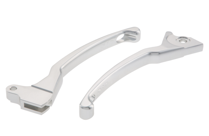 Sporthebel Set Bremse links/rechts für Vespa LX/​LXV/​S/​Primavera/​Sprint 50-150ccm, silber