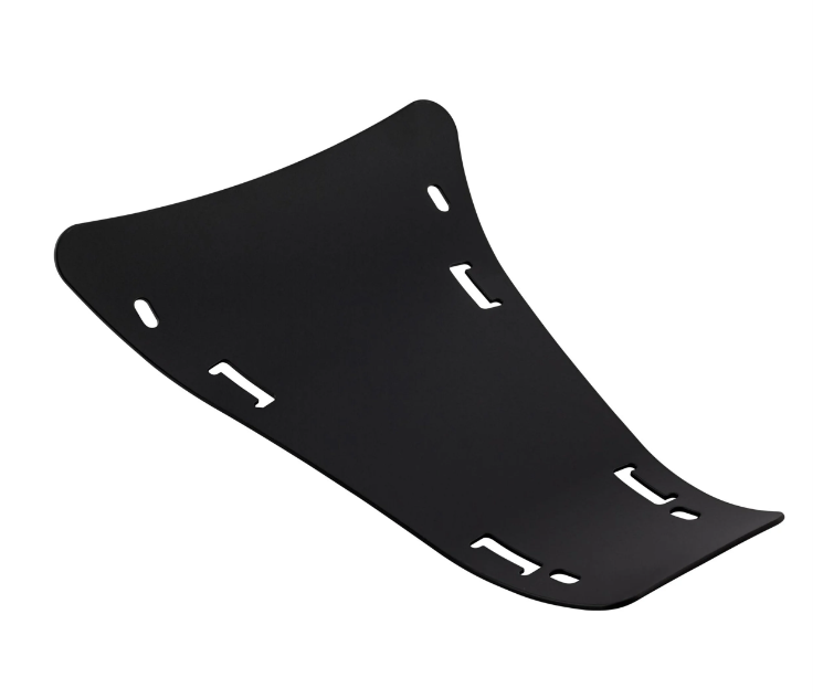 Gepäckträger Durchstieg Footplate 2.0 für Vespa GTS/​GTS Super/GTV/GT, schwarz matt