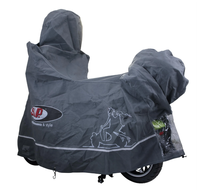 Faltgarage Indoor PREMIUM 2.0 für Vespa GTS/​GTV/GT, Größe XL, grau
