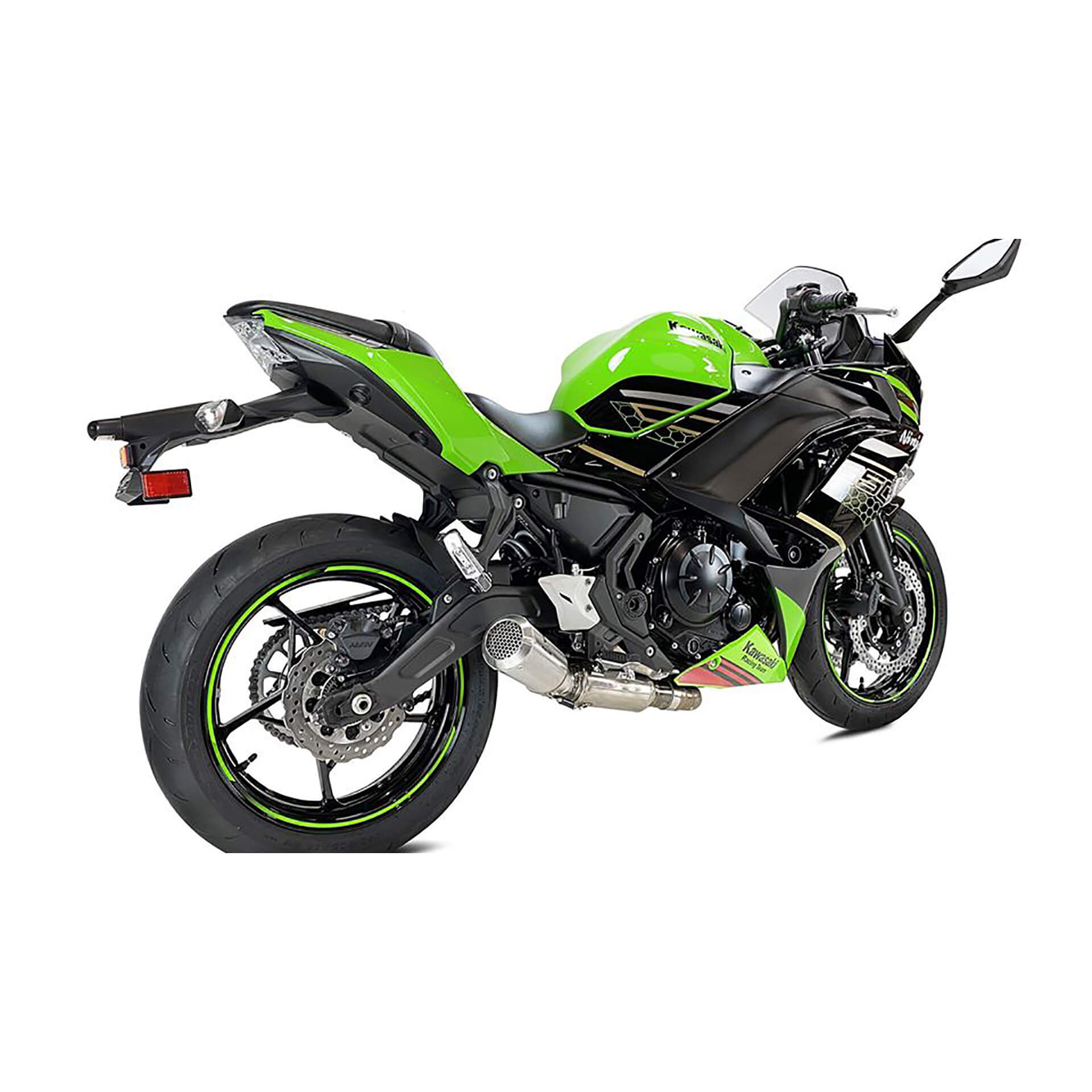 IXRACE MK2 Komplettanlage Kawasaki Z 650 /650 Ninja, Versys 650 (2020), Edelstahl, E-geprüft, Euro4