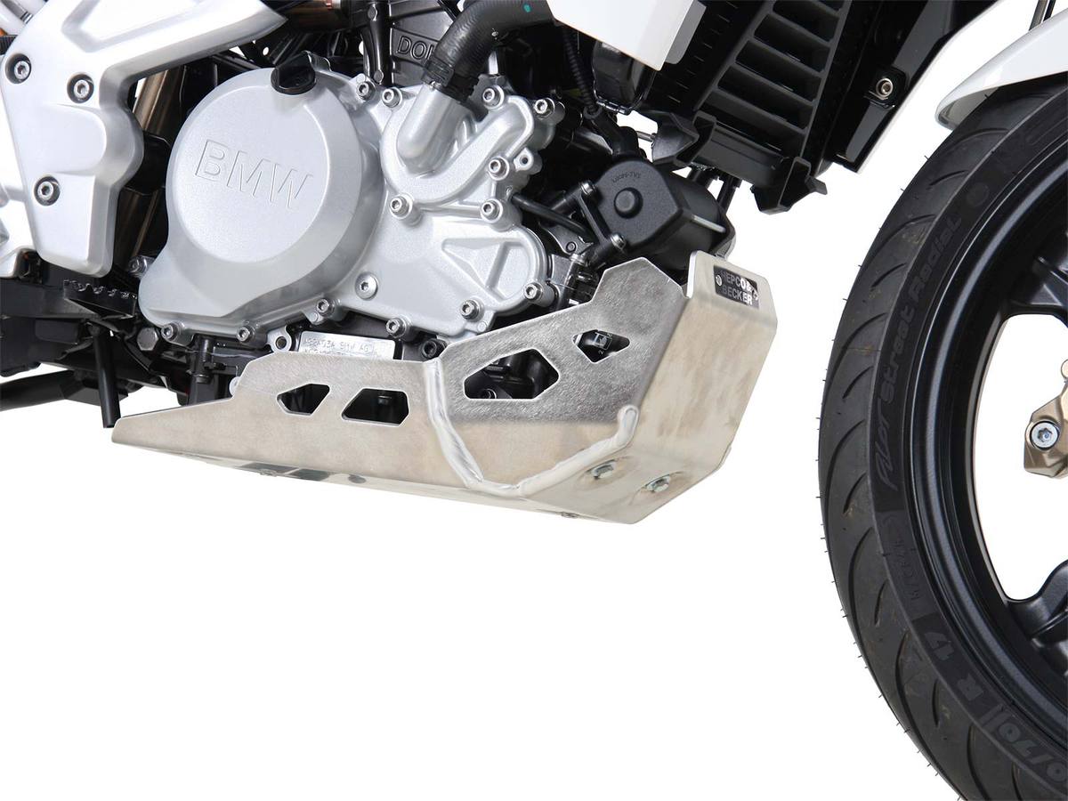 Motorschutzplatte silber für BMW G 310 R (16-) Hepco & Becker