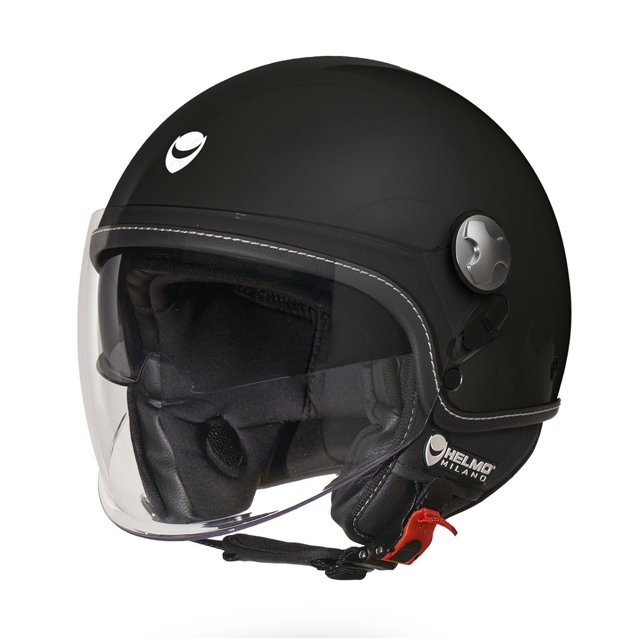 Helmo Milano Demi Jet Eos schwarz matt