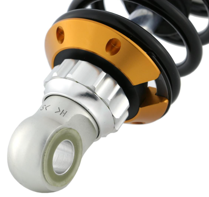 Stoßdämpfer hinten für Vespa GTS/​GTS Super/​GTV/​GT 60/​GT/​GT L, silber/orange