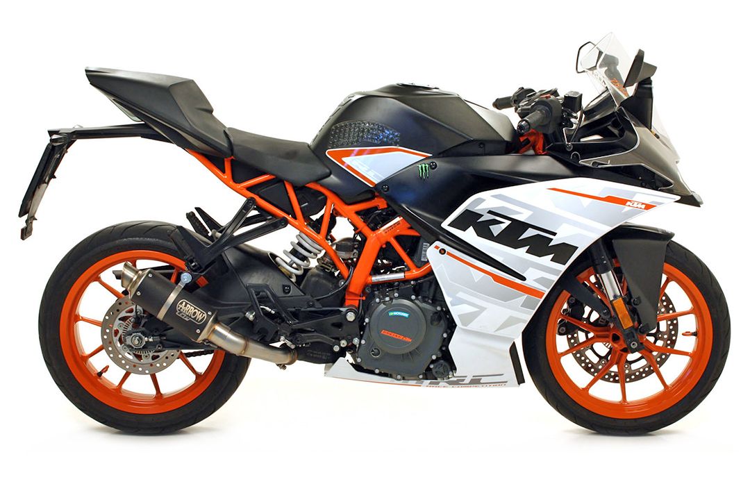 ARROW Auspuff DARK GP2 für KTM 125 / 390 Duke (17-)