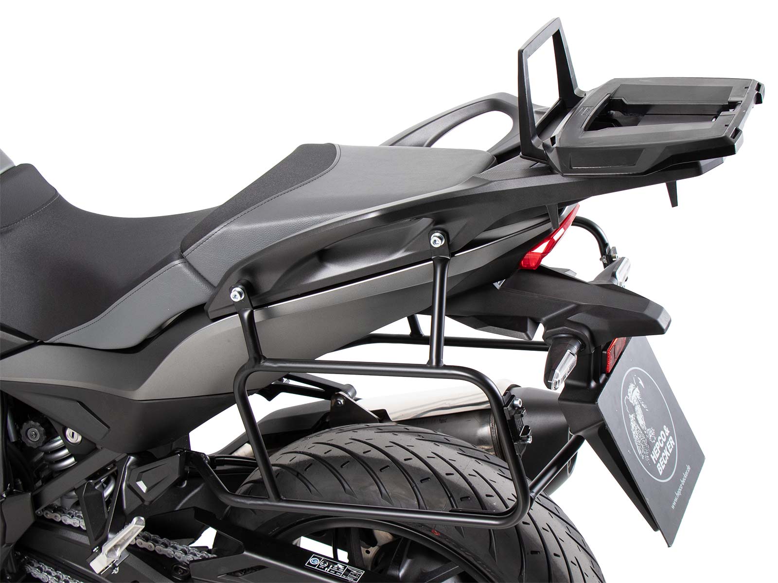 Seitenkofferträger festverschraubt schwarzfür Honda NT 1100 (22-24) Hepco & Becker