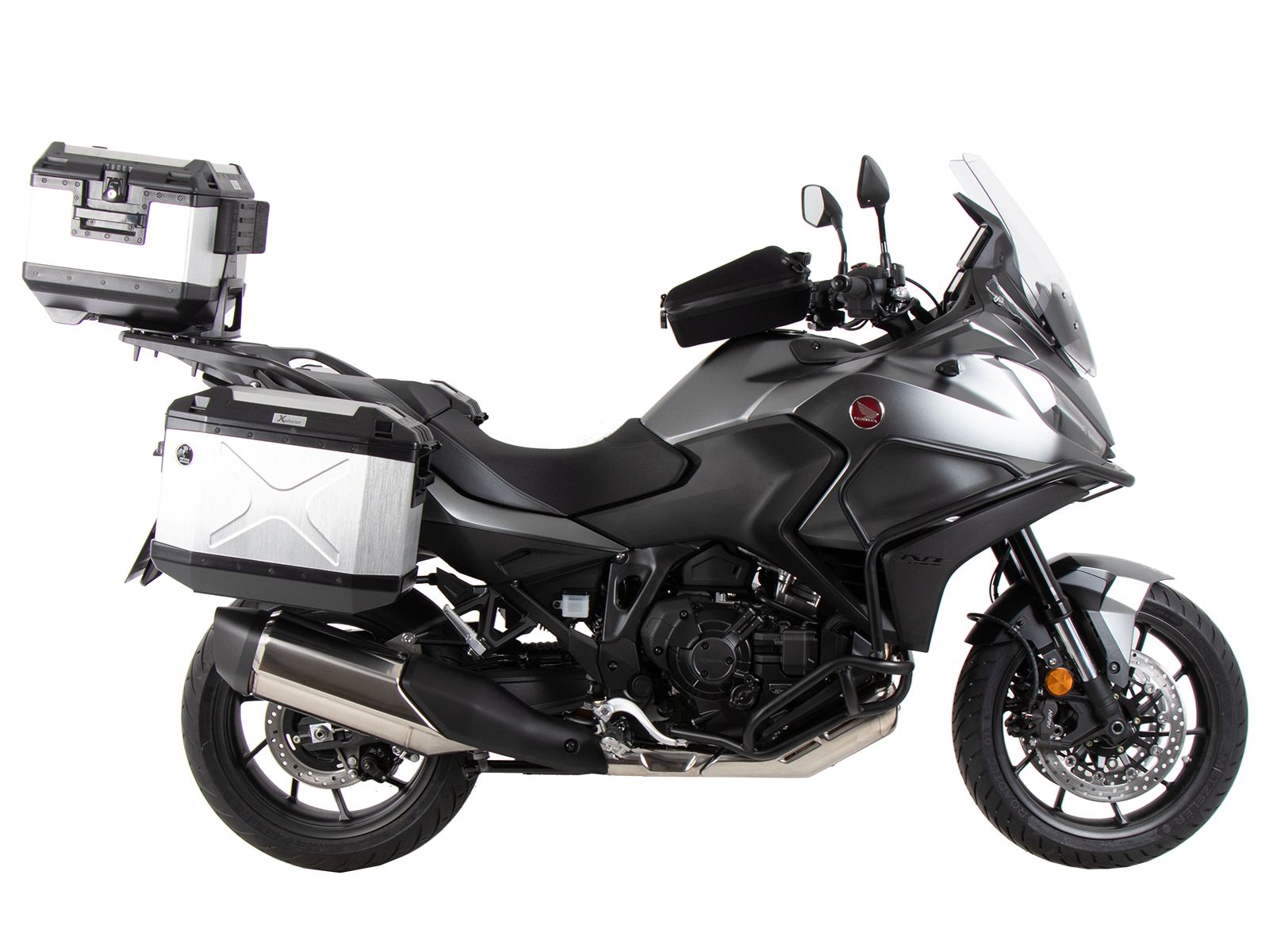 Alurack Topcaseträger für Originalgepäckbrücke für Honda NT 1100 (22-24) Hepco & Becker