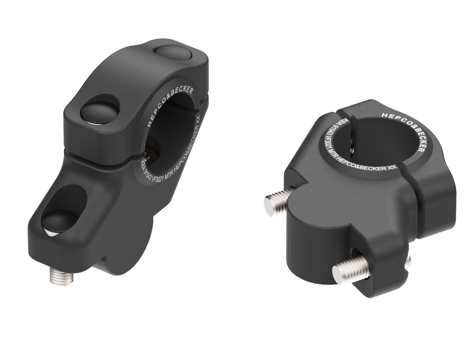 Lenkererhöhung H=30 mm mit Versatz 21 mm zurück für BMW G 650 X Country (2007)/Moto (07-09)