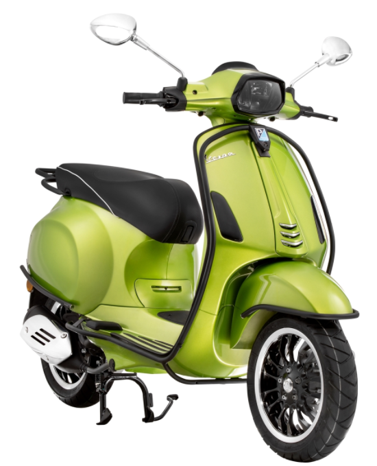 Lampenring für Vespa Sprint  50-150ccm ('18-), schwarz glänzend