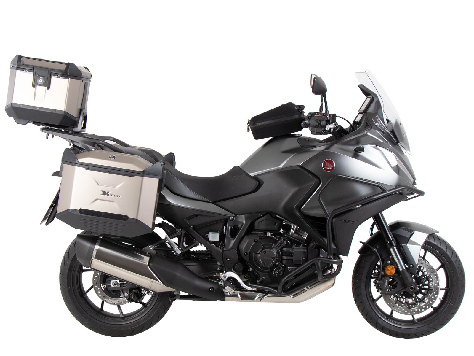 Alurack Topcaseträger für Originalgepäckbrücke für Honda NT 1100 (22-24) Hepco & Becker