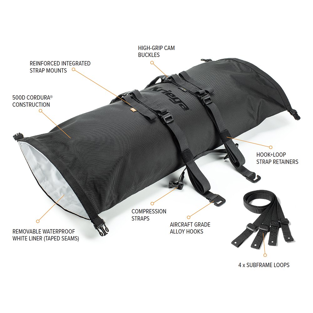 Kriega Rollpack 20 Liter - lime / gelb