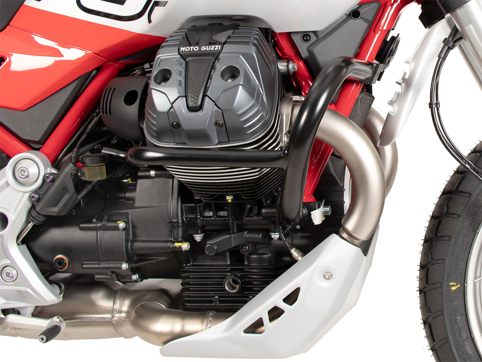 Motorschutzbügel schwarz für Moto Guzzi V85 TT (24-) Hepco & Becker