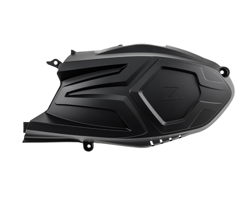 Abdeckung Variodeckel ZELIONI für Vespa GTS/​GTS Super/​GTV HPE 300ccm, schwarz matt