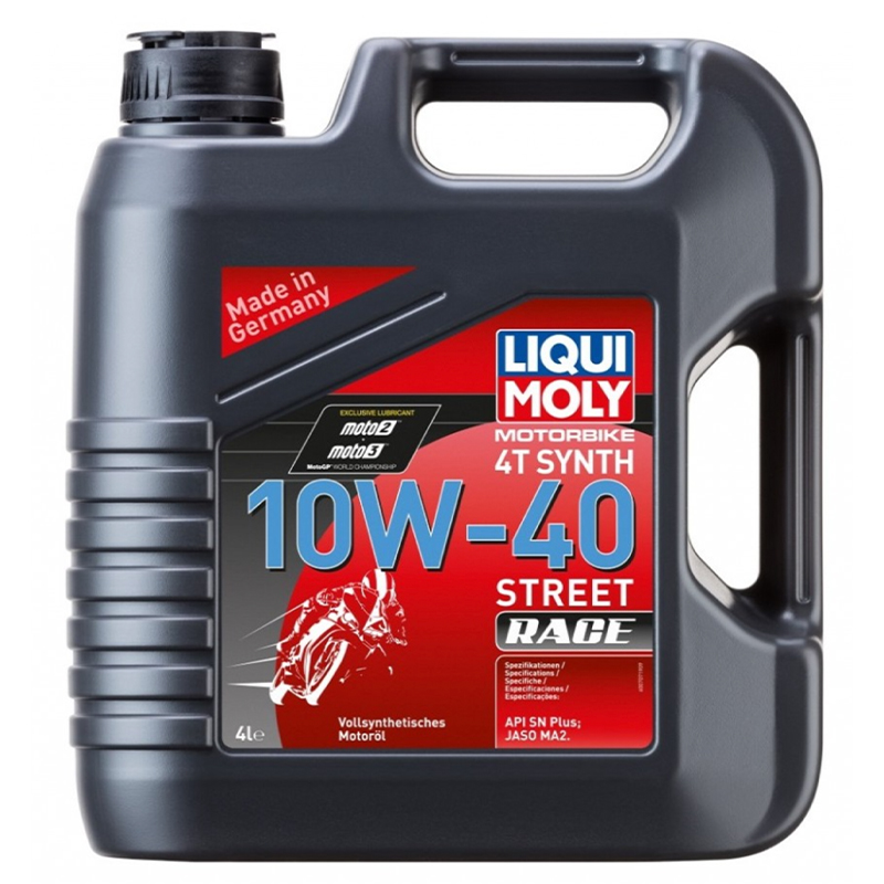 Liqui Moly Motoröl 4-Takt, 4 l, SAE 10W-40, Street Race, vollsynthetisch