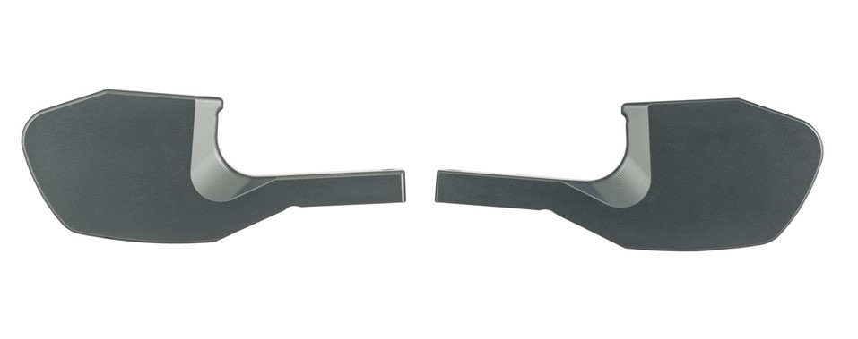 Fußrastenadapter Sozius für Vespa GTS/​GTS Super/​GTV/​GT 60/​GT/​GT L 125-300ccm, grau matt