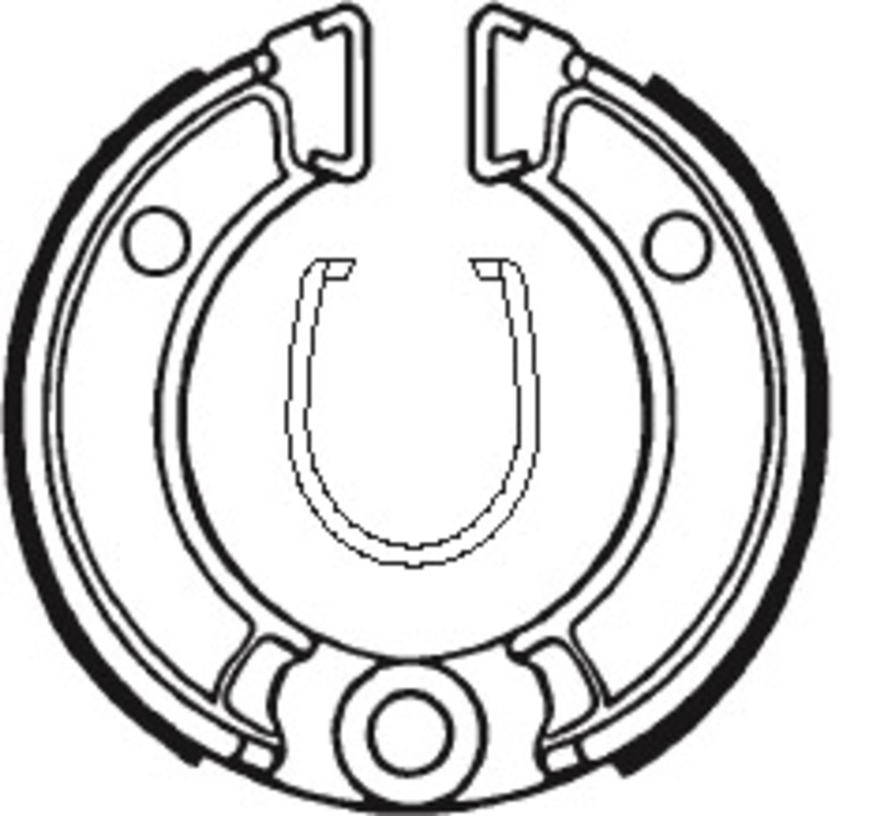 Tecnium Scooter/Street/Off-Road Organische Bremsbacken - BA010