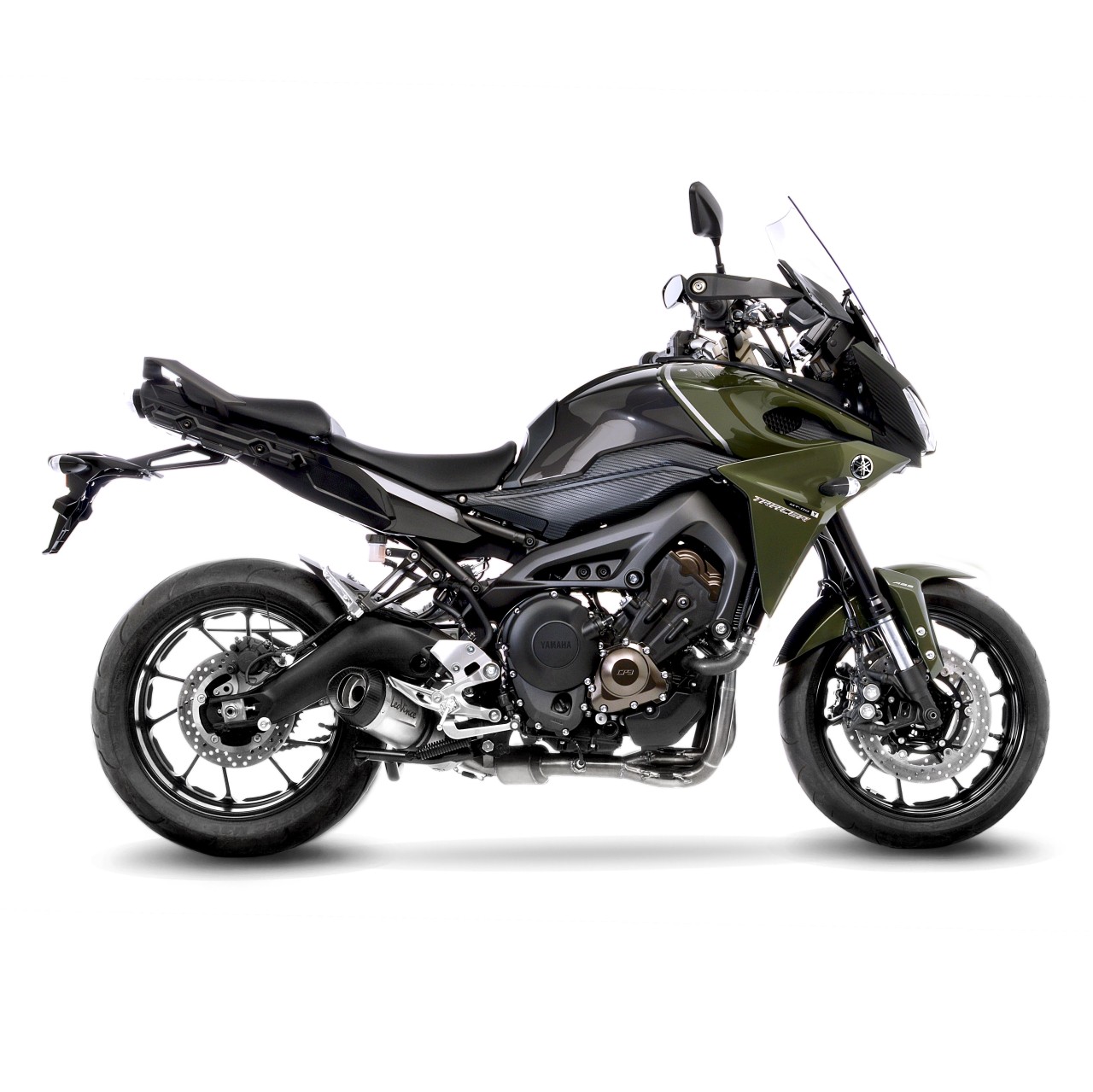 LeoVince Komplettanlage LV One Evo für Yamaha MT-09 /MT-10 /XSR 900, silber, Euro4, E-Gutachten