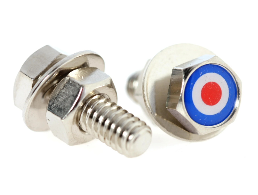Schraube Nummernschild/-halter "SIP TARGET" für Vespa, Sechskant, M6x20 mm