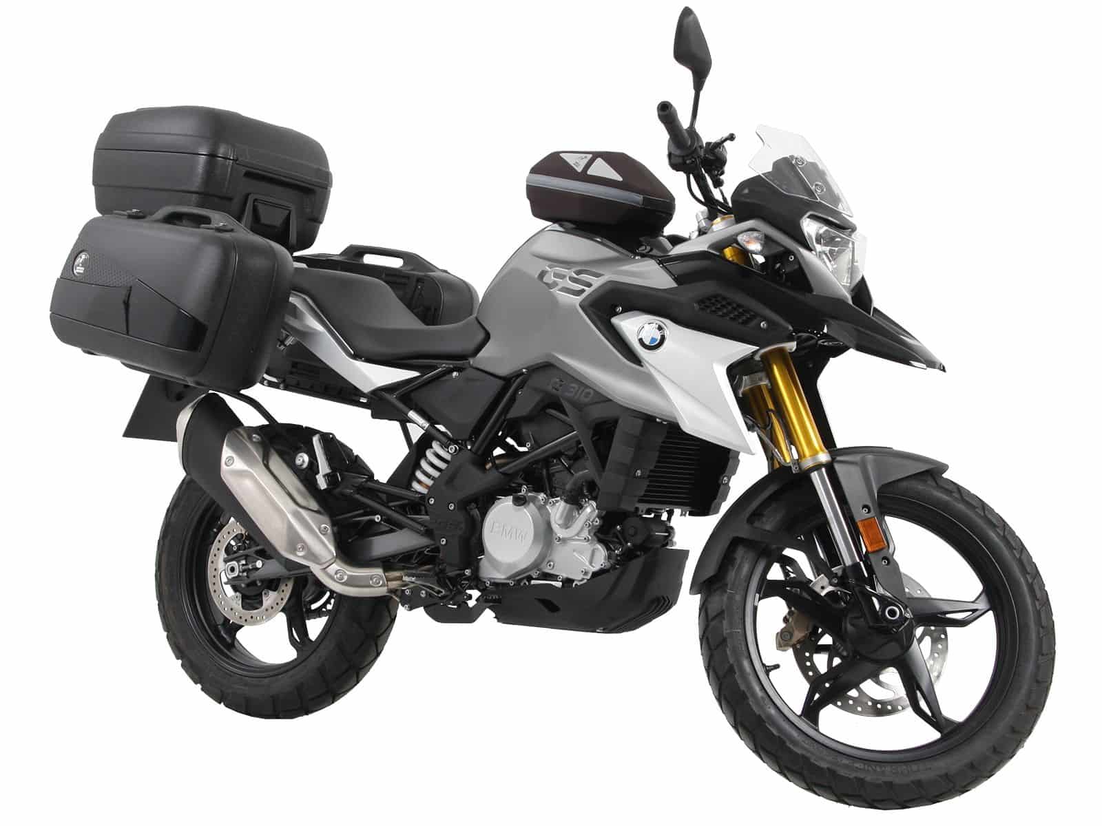 Seitenkofferträger festverschraubt schwarz für BMW G 310 GS (17-19) Hepco & Becker