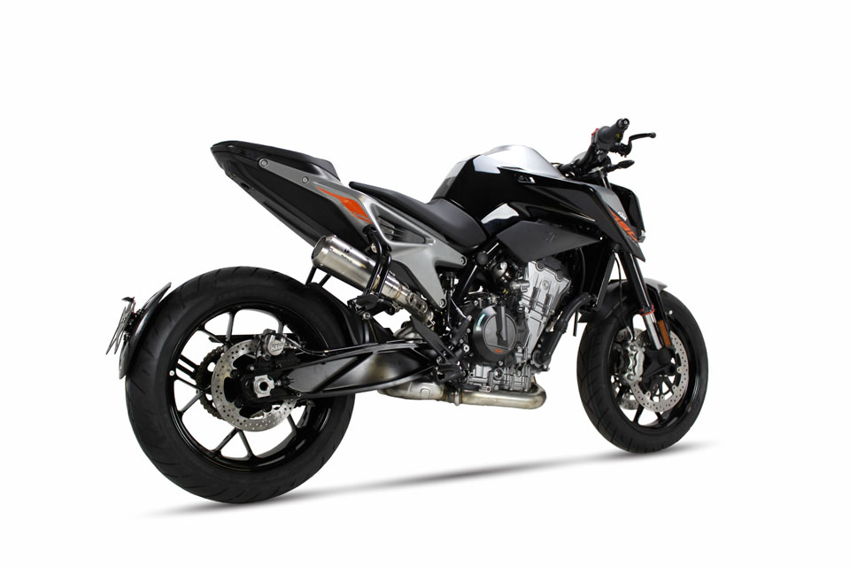 IXRACE MK2 Endtopf KTM Duke 125/390, RC 125/390, Edelstahl, E-geprüft, Euro4