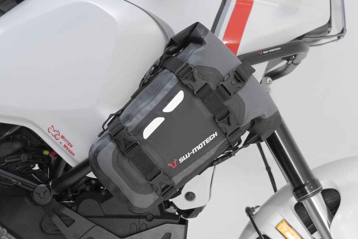 SW-Motech Drybag 80 Hecktasche für Husqvarna FE 701 Enduro LR, schwarz / grau