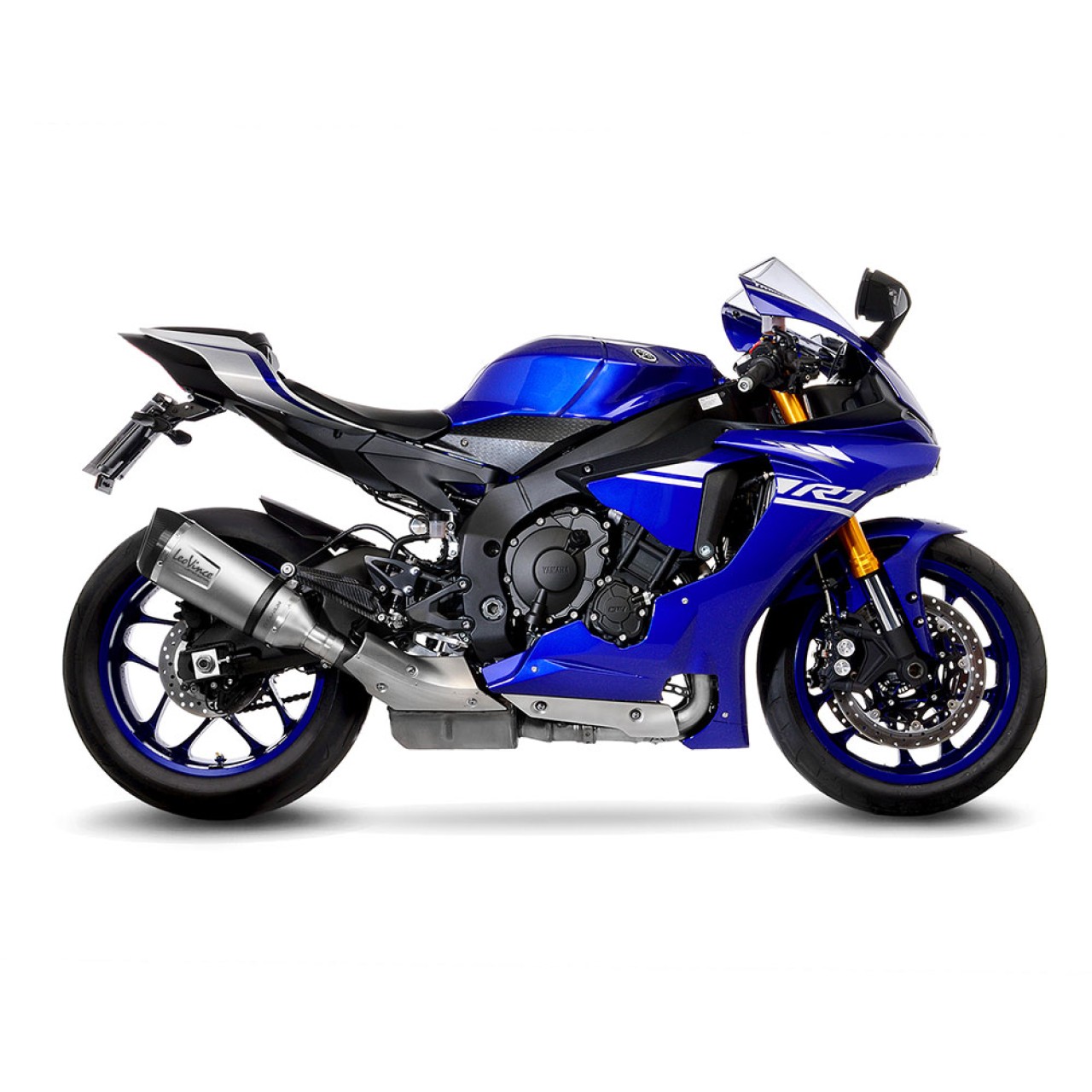 LeoVince Auspuffanlage Factory S für Yamaha YZF-R1 /M, Titan, slip on, Euro5, E-Gutachten