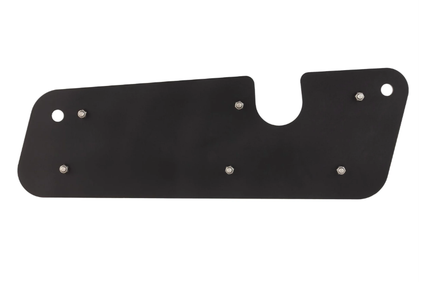 Auspuffblende Schwingarm für Vespa GTS/​GTS Super/GTV/GT, schwarz/silber