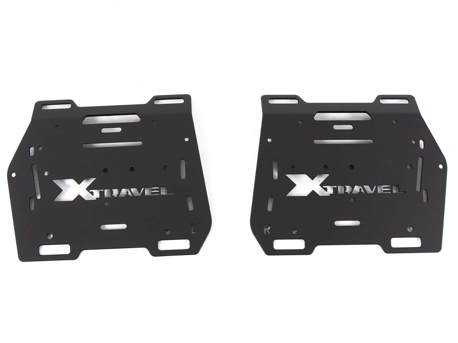 Seitentaschensatz Xtravel Basic inkl. 2x Universaladapterplatte für Rohrseitenkofferträger