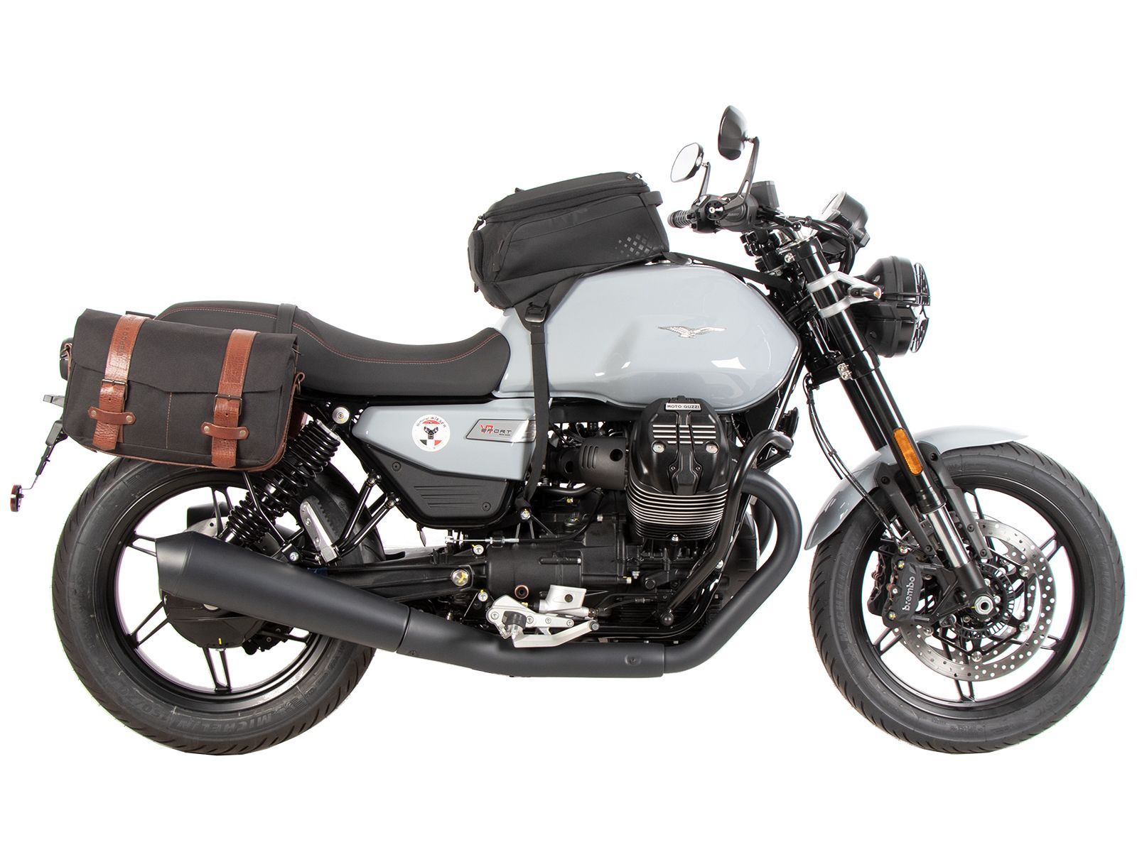 C-Bow Seitenträger schwarz für Moto Guzzi V7 850 Stone (25- ) Hepco & Becker