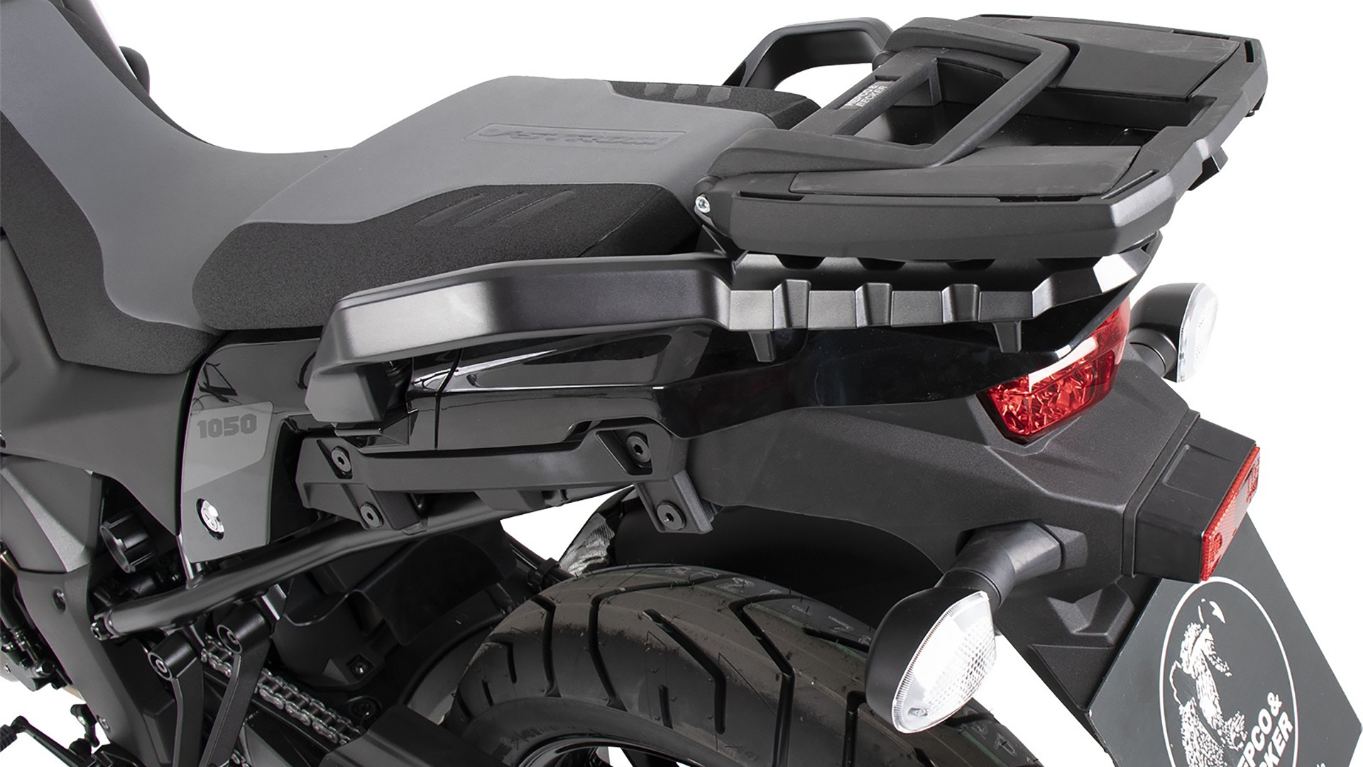 Easyrack Topcase-Träger für Originalgepäckbrücke Suzuki V-Strom 1050 / XT (20-) Hepco & Becker