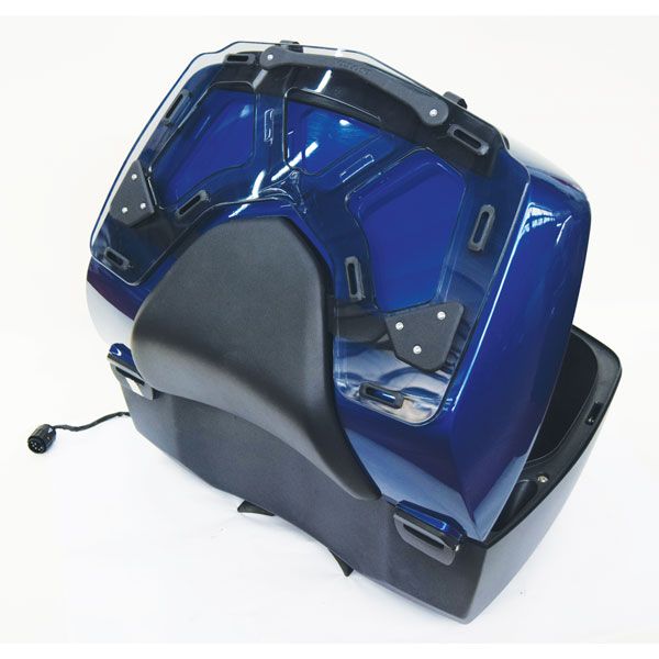 Gepäckträger für Topcase BMW K 1600 GT /R 1250 RT /R 1200 RT, PMMA, transparent