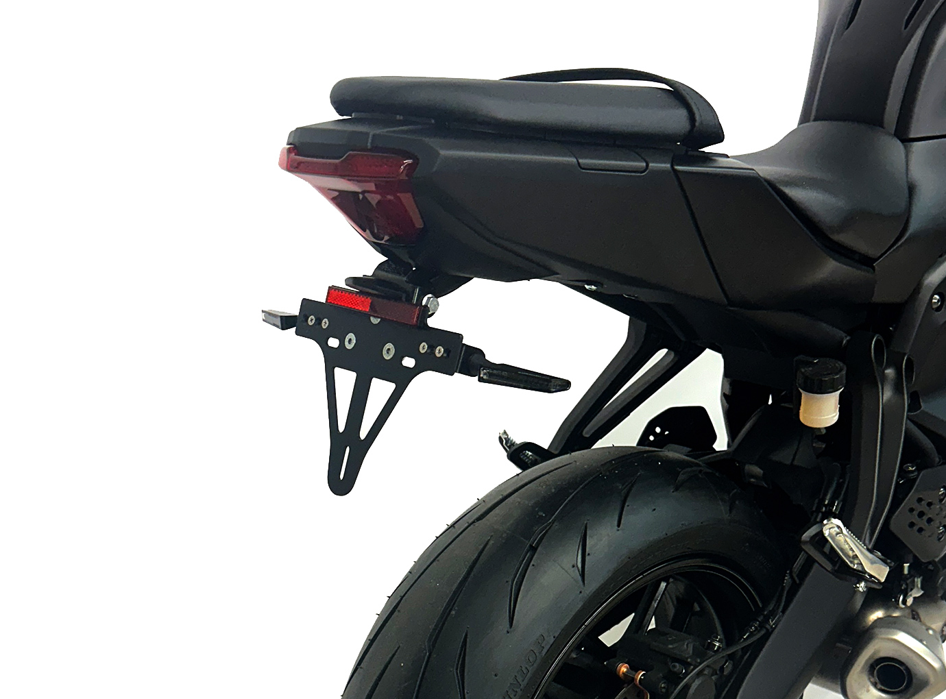 alpha Technik Kennzeichenhalter für Yamaha MT-07 / MT-07 Y-AMT, ab Modelljahr 2025-