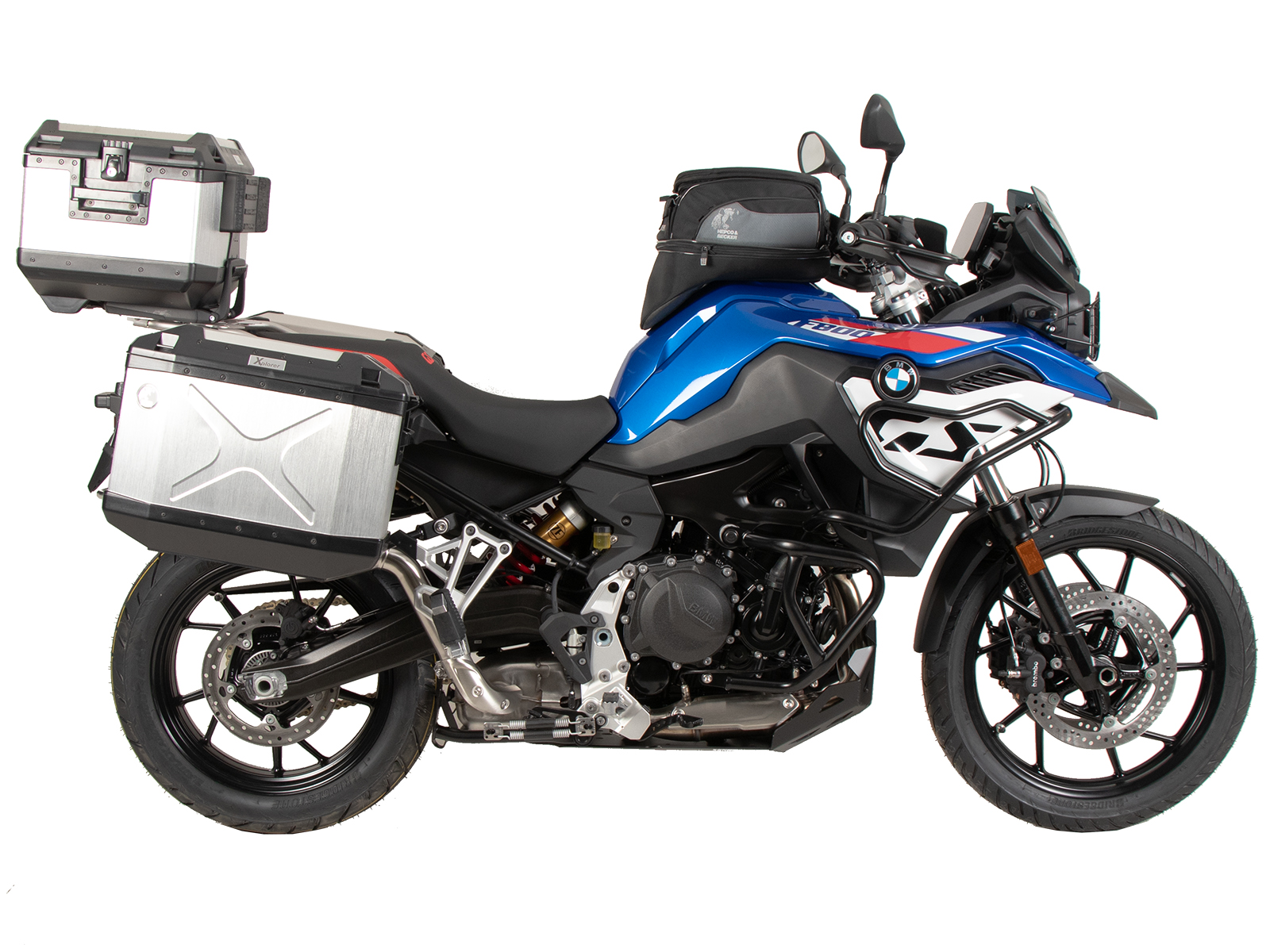 Seitenkofferträger Lock-it abnehmbar schwarz für BMW F 800 GS (24-) Hepco & Becker