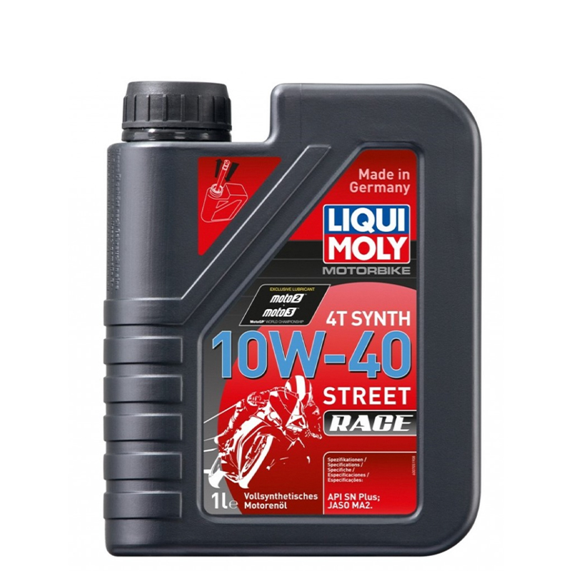 Liqui Moly Motoröl 4-Takt, 1 l, SAE 10W-40, Street Race, vollsynthetisch