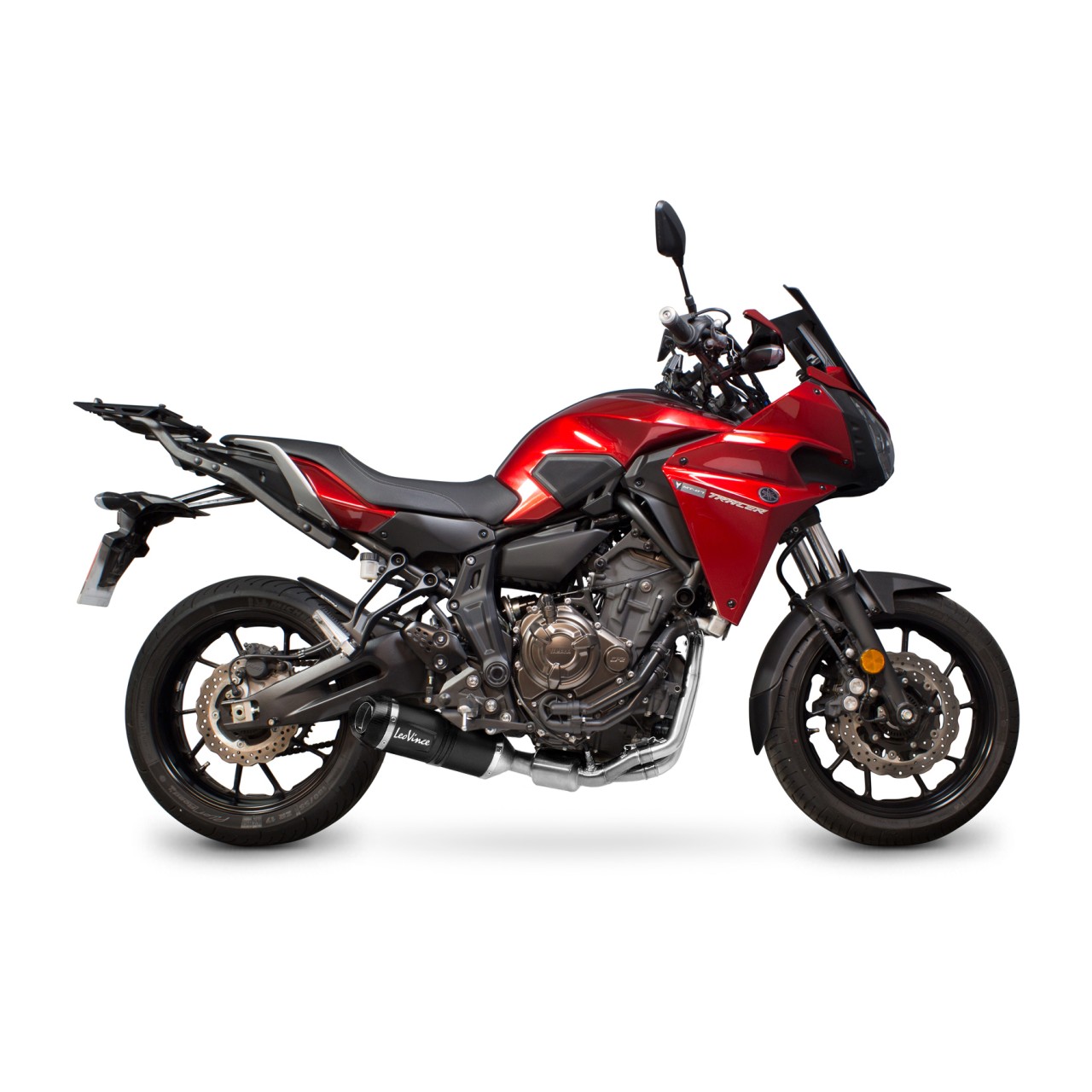 LeoVince Komplettanlage LV One Evo für Yamaha MT-07 /Tracer 700 /XSR 700, schwarz, E-Gutachten