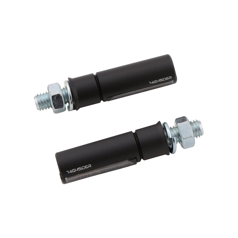 HIGHSIDER Pro Conero-Black-Edition LED 3in1 Blinker-Rücklicht-Kombination Gehäuse Schwarz / Linse Ra
