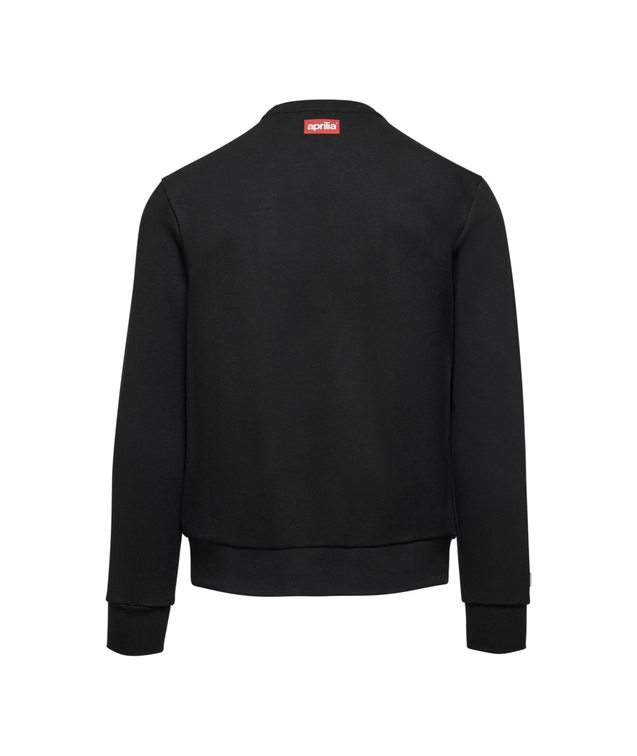 Aprilia Sweat Shirt Kollektion 2024 Unisex schwarz