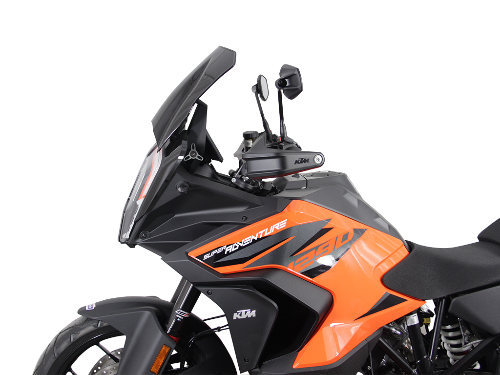 MRA Tourenscheibe "TM" schwarz für KTM Superadventure 1290 /S /R 2021-