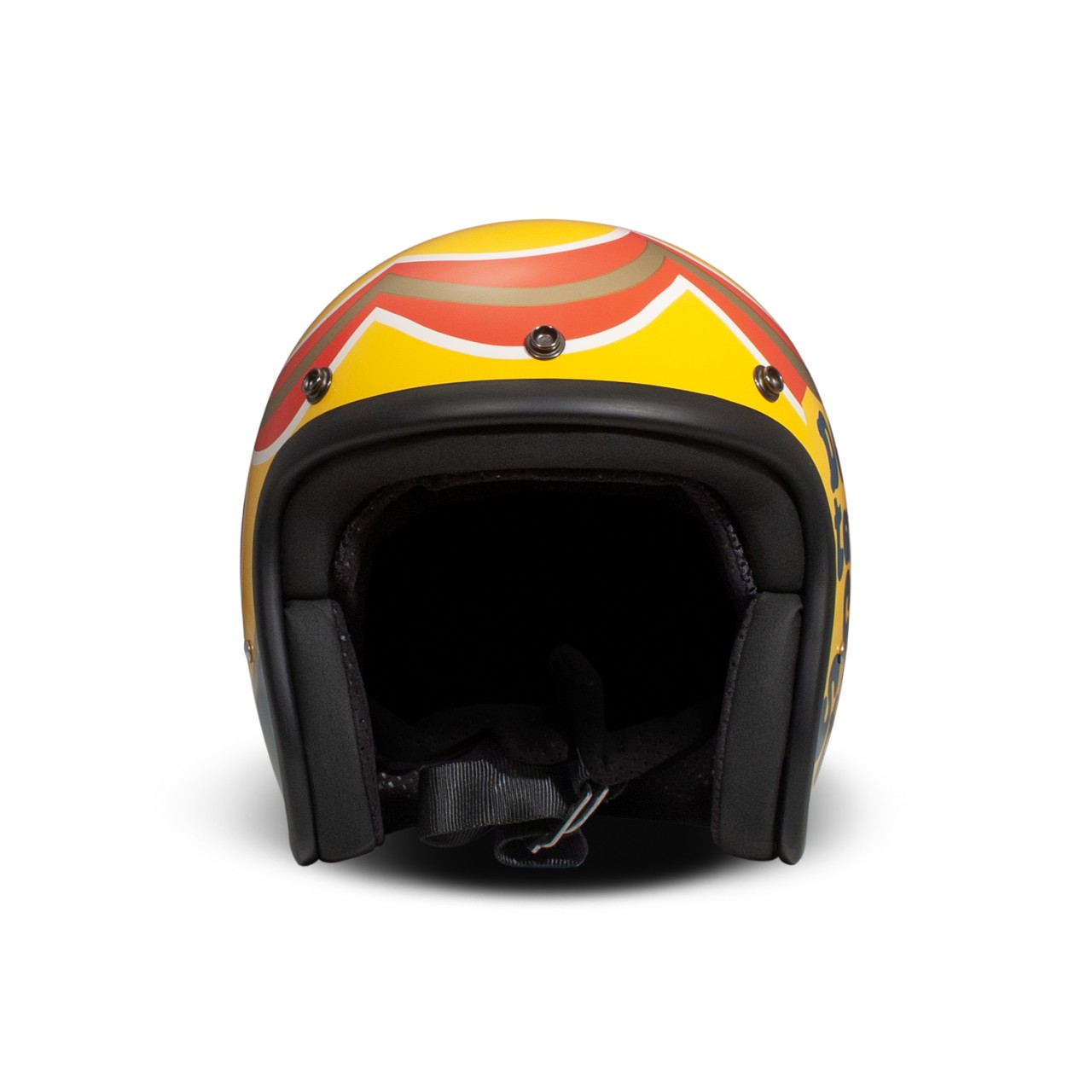 DMD Jethelm Retro, gelb, glänzend, Candy, Fiberglas, ECE 22.06